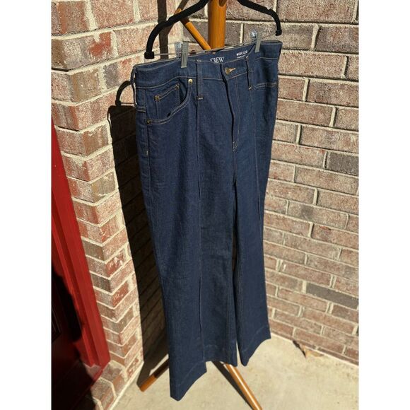 J Crew 32P Wide Leg Trouser women's‎ jeans - Picture 4 of 7